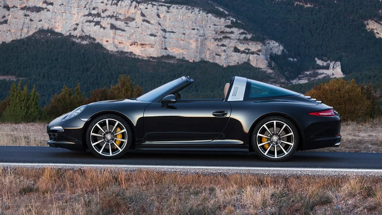 The 2014 Porsche 911 Targa 4S side