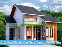 Gambar Rumah Minimalis 1 Lantai Tampak Depan Dan Warna Cat Terang