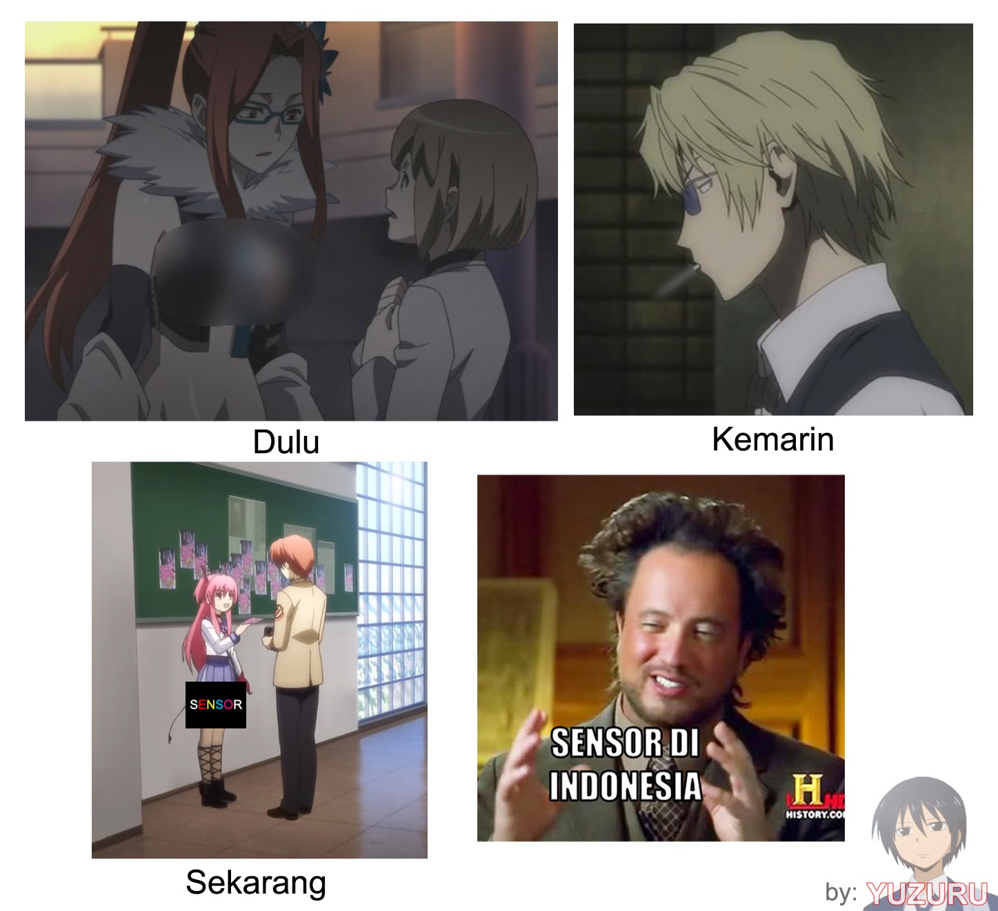 Gambar Meme Lucu Anime Jepang Medsos Kini