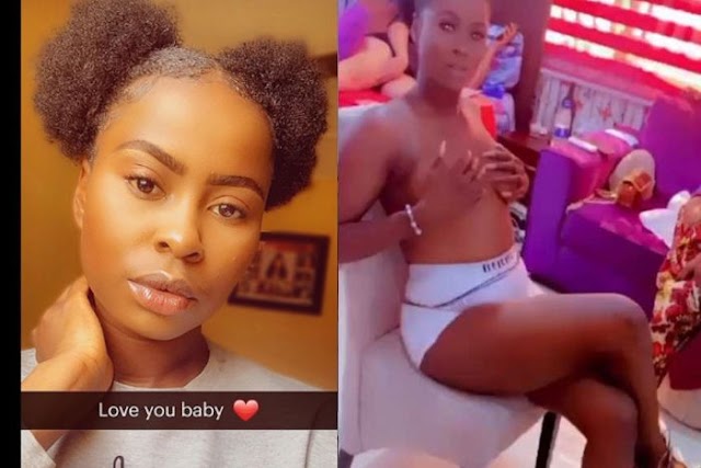 Alarm! Big Brother Naija Star Ella Spotted Baring Her Boobs (Watch Video)