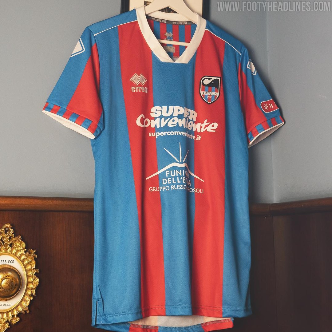 Newly Reformed Catania 22-23 Home & Away Kits Released - Footy Headlines