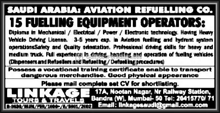 KSA Aviation refueling co Jobs