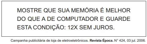 MOSTRE QUE SUA MEMÓRIA É MELHOR DO QUE A DE COMPUTADOR E GUARDE ESTA CONDIÇAO: 12X SEM JUROS.