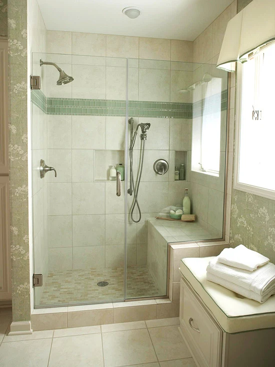 Desain Kamar Mandi Shower Minimalis Tanpa Bathub