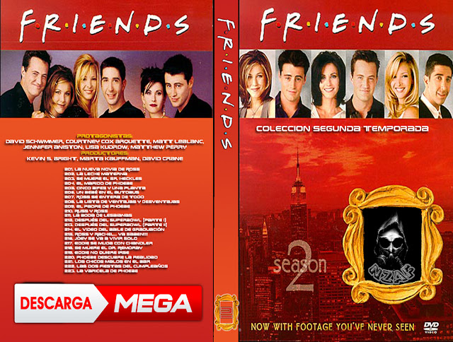 Descargar Temporada 2 de la Serie Friends [Español Latino][Ingles con Subtitulos][HD][MEGA]