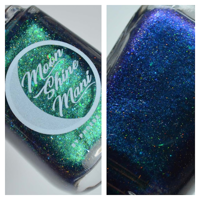 blue jelly color shifting nail polish