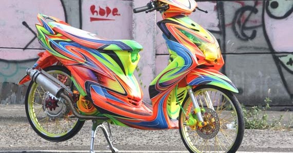 Gambar Cara Modifikasi Yamaha Mio Soul  Foto Gambar 