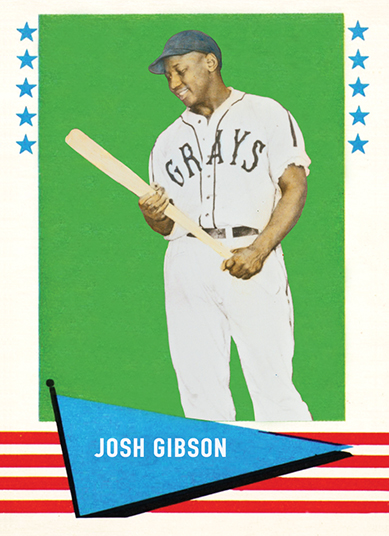 1960 Topps Style JOSH GIBSON Custom Negro League Baseball Card – Malex  Custom Cards