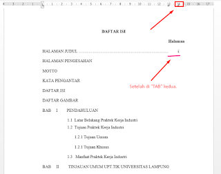 Cara Mudah Membuat Daftar Isi di Microsoft Word Menggunakan Tab