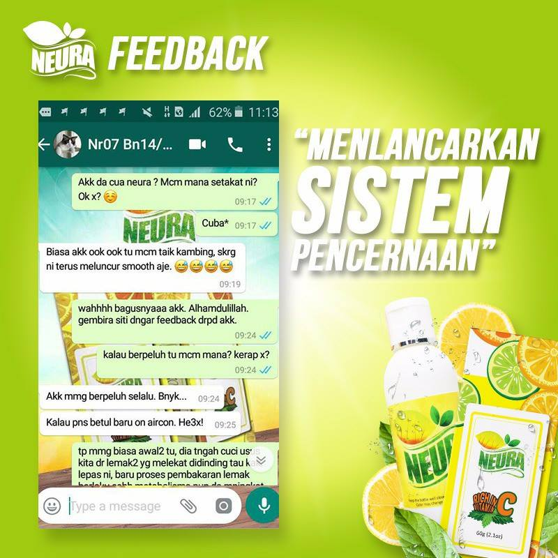 Neura Lemon - Air Detox Lemon Siap Dalam 15 Saat!: Testimoni