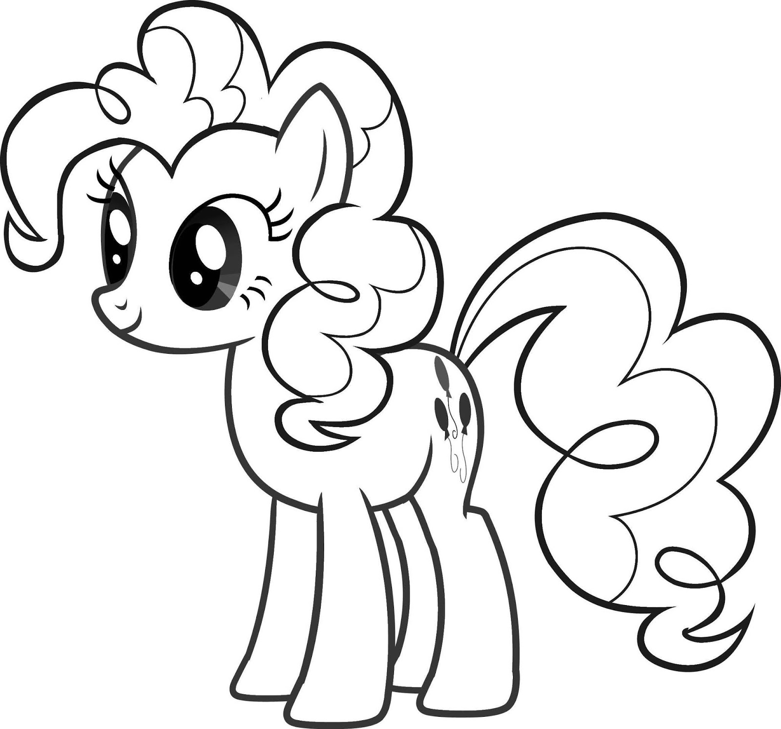 Gambar My Little Pony Untuk Diwarnai