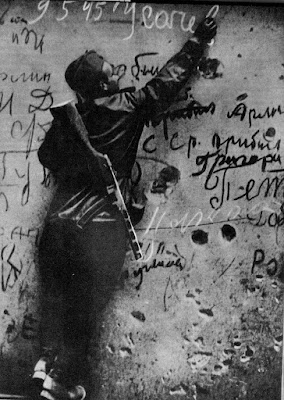 Pintadas en el Reichstag por las tropas soviéticas en 1945