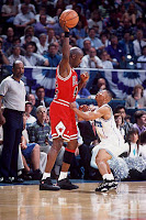 Michael Jordan y Muggsy Bogues