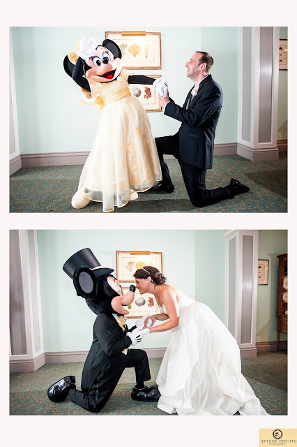 bride with mickey