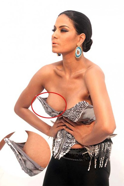 veena malik nip slip