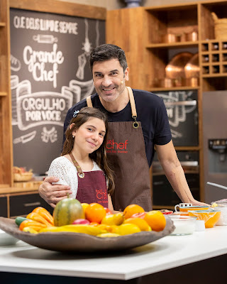 Edu Guedes e a filha Maria Eduarda - Crédito: Kelly Fuzaro/Band