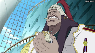 ワンピース アニメ エニエスロビー編 305話 オニグモ中将 | ONE PIECE Episode 305 Enies Lobby