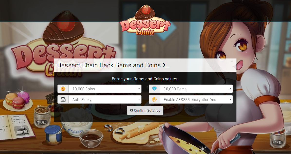 Dessert Chain Online Hack MOD Get Unlimited Coins Gems