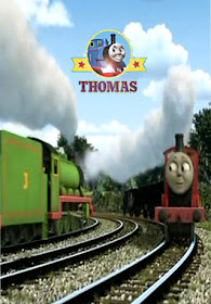 Thomas and Sodor friends Edward engine and Charlie engine helping to find Stephen Runaway toy kite.j