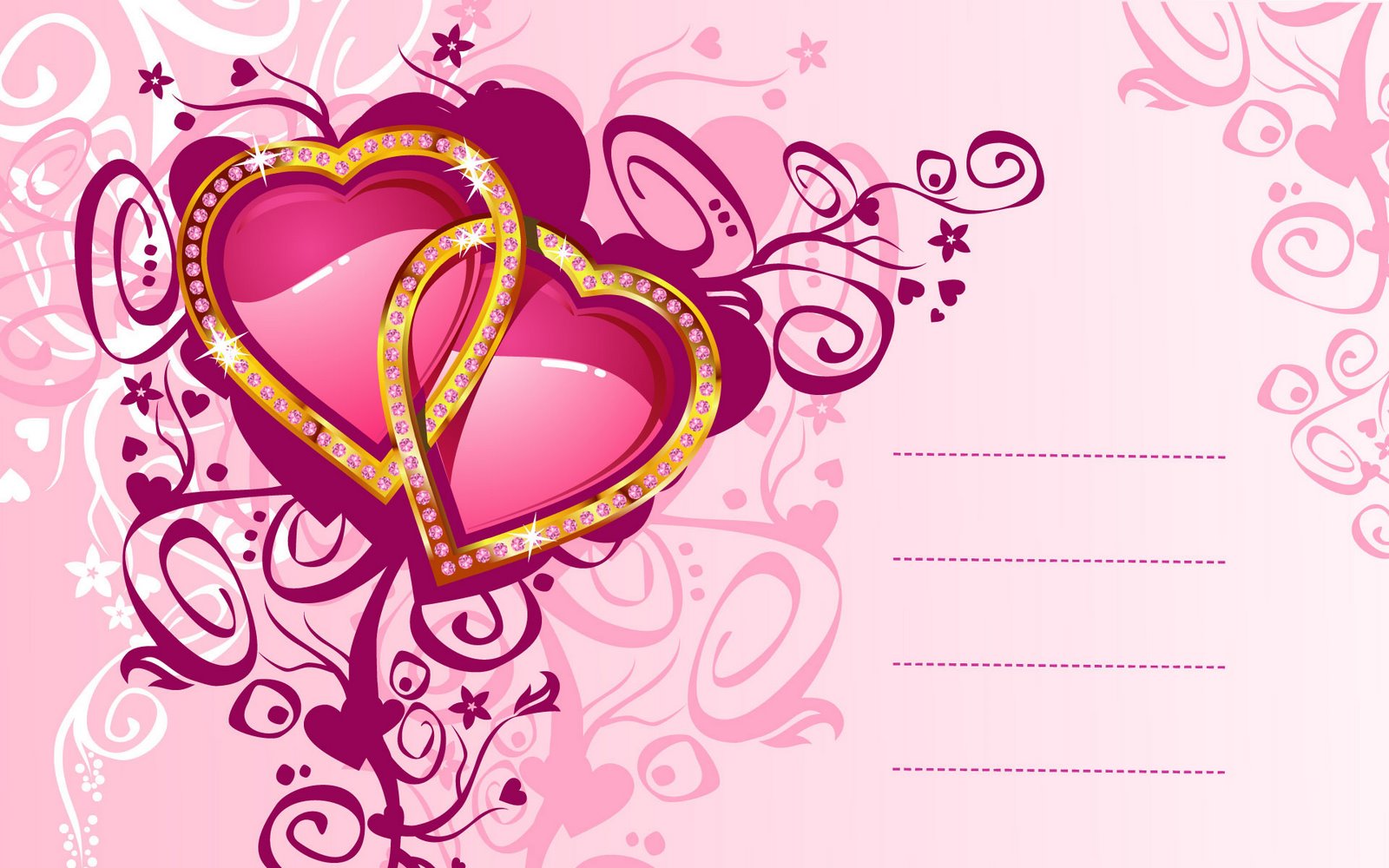 Love Heart - Love Letter Backgrounds
