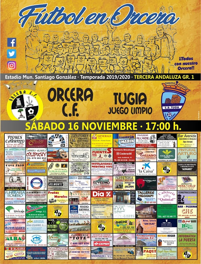 INFANTIL: Cartel J9 Orcera 🆚 Tugia Juego Limpio