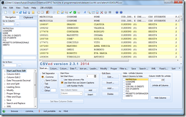 CSVed-screenshot