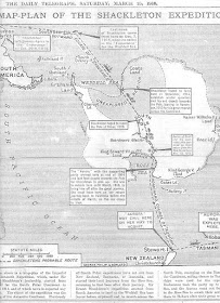 Map of proposed Endurance expedition route
