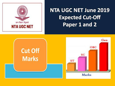 NTA NET June 2019 Cut off