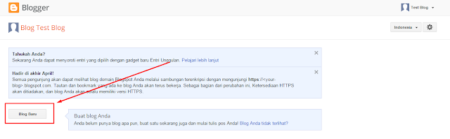 Cara membuat blog dari blogger blogspot