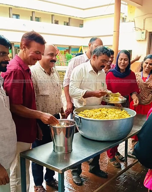 Minister's Word Fulfilled: Chicken Biryani Served at Mogral GVHSS