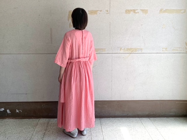 COSMICWONDER【コズミックワンダー】Old floral-patterned linen farmer dress◆八十八/丸亀・エイティエイト/新居浜