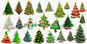 Desktop christmas tree background