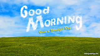 Morning Greetings with beautiful sky images