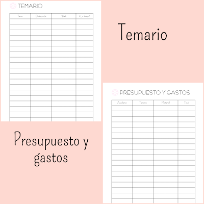 agenda, opositora, oposicion, editable, imprimible, powerpoint, a4, licencia comercial