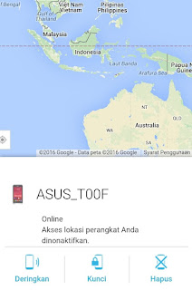 Fitur Android Device Manager | Kuze Android