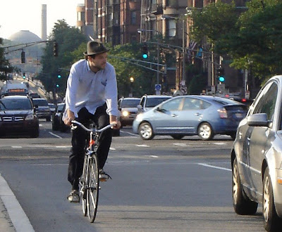 Yankee Doodle cyclist