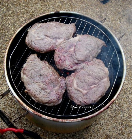 grilling steaks process