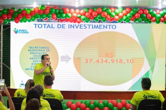  Prefeito Júnior Percy lança o maior programa de investimentos em obras e serviços da história de Buriti dos Lopes