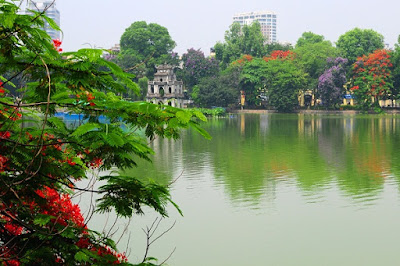 Hoan Kiem Lake - the heart of Hanoi.