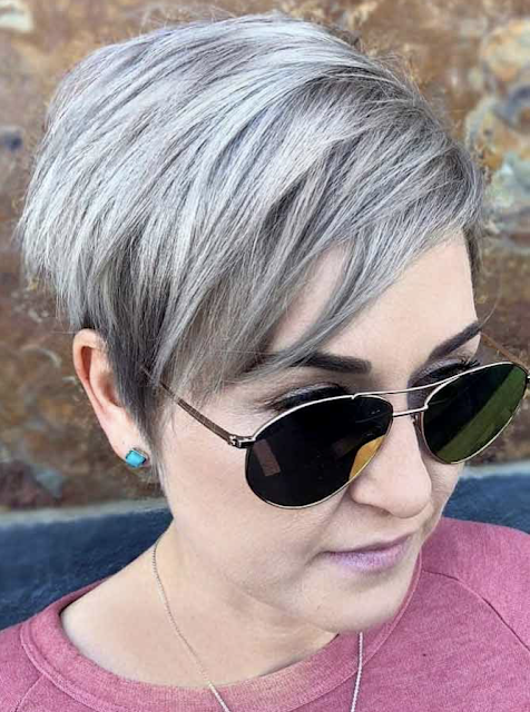 latest hairstyles for short pixie hair 2019