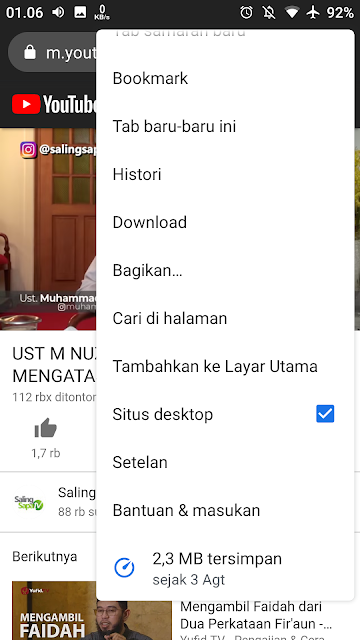 Cara Mendengarkan Audio Youtube di Smarphone (Layar Mati)