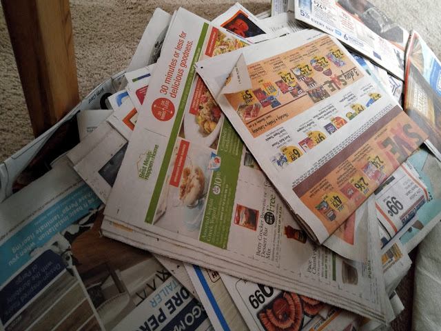 MWP: Recycle newspapers weekly chore prompt