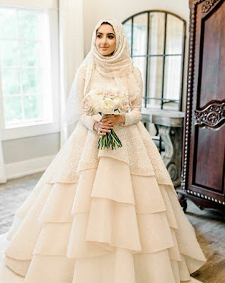 model hijab pengantin simpel terbaru