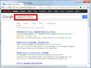 Google Voice Chrome