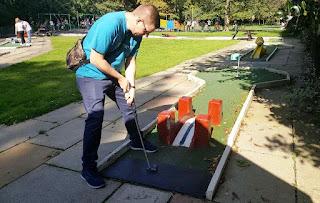 Crazy Golf course at Southport's Botanic Gardens