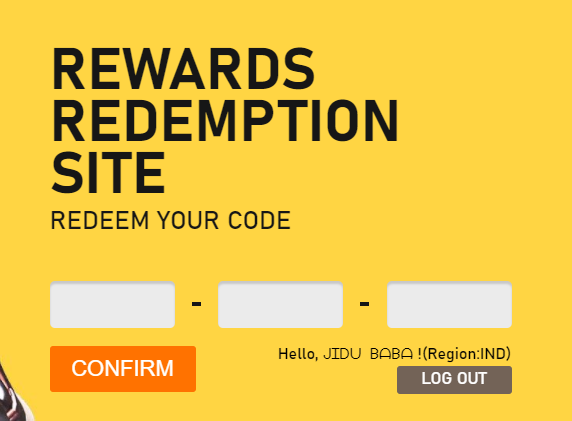 Garena Free Fire Redeem Code Today November 2020 Reward Ff Garena Com