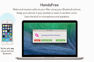 Nhận cuộc gọi, ghi âm cuộc gọi trực tiếp từ Mac OS cho điện thoại hỗ trợ Bluetooth với HandsFree 2