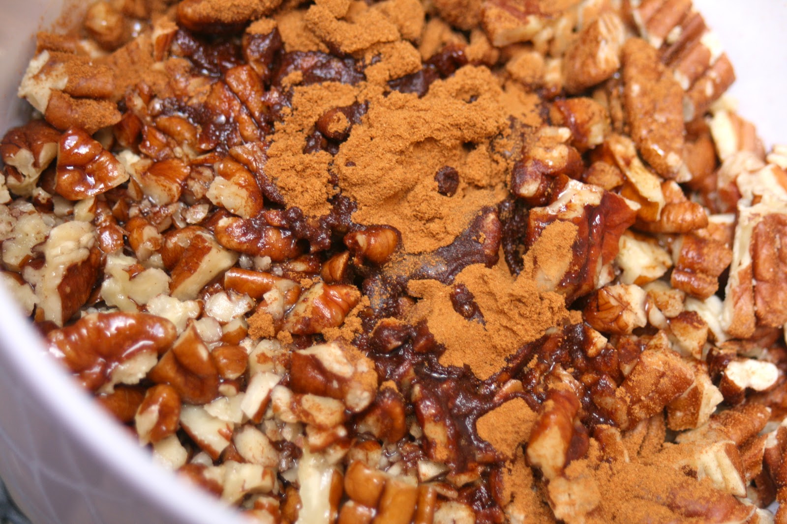 ... pecan topping and your new paleo-improved side dish is complete