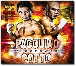 Manny Pacquiao Miguel Cotto Firepower