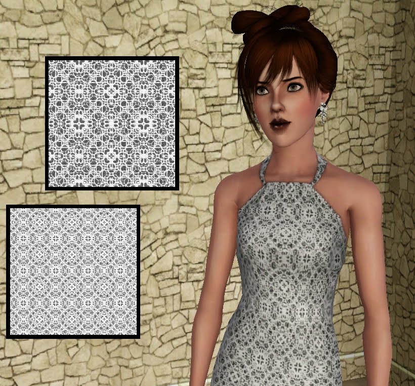 It's so hard to find custom lace patterns for Sims 3